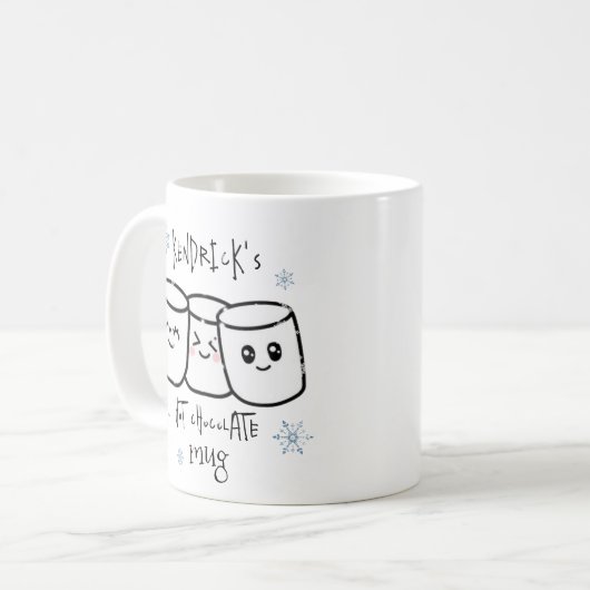 Gepersonaliseerde Kinder Hot Chocolate Mok (Voorkant links)