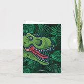 Gepersonaliseerde Kinder Jurassic Dino Dino Dinosa Kaart (Achterkant)