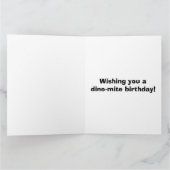 Gepersonaliseerde Kinder Jurassic Dino Dino Dinosa Kaart (Binnen)