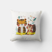 Gepersonaliseerde Kinder kamer met schattige diere Kussen (Voorkant)