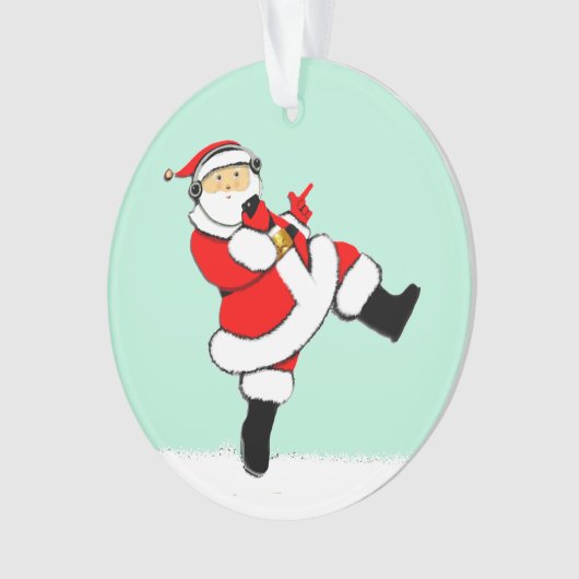 Gepersonaliseerde Kinder kerst Keepsake Ornament (voorkant)