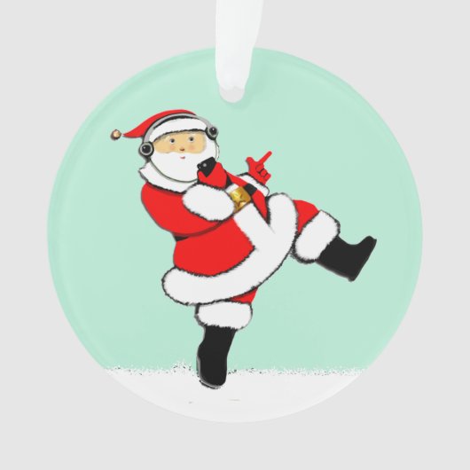 Gepersonaliseerde Kinder kerst Keepsake Ornament (voorkant)