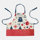Gepersonaliseerde Kinder kerstbakken Schort (Voorkant)