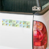 Gepersonaliseerde Kinder labels, waterdichte Baby Bumpersticker (Op Truck)