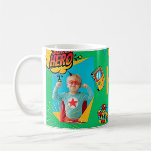 Gepersonaliseerde Kinder Mok – Superhero Name Desi