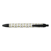 Gepersonaliseerde kinder naam Black Gold Volleybal Zwarte Inkt Pen (Achterkant)