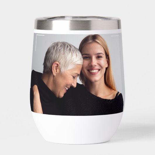 Gepersonaliseerde kinder naam geborduurde moederda (Achterkant)