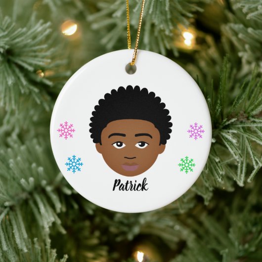 Gepersonaliseerde Kinder natuurkeramische siervoor Keramisch Ornament (Boom)