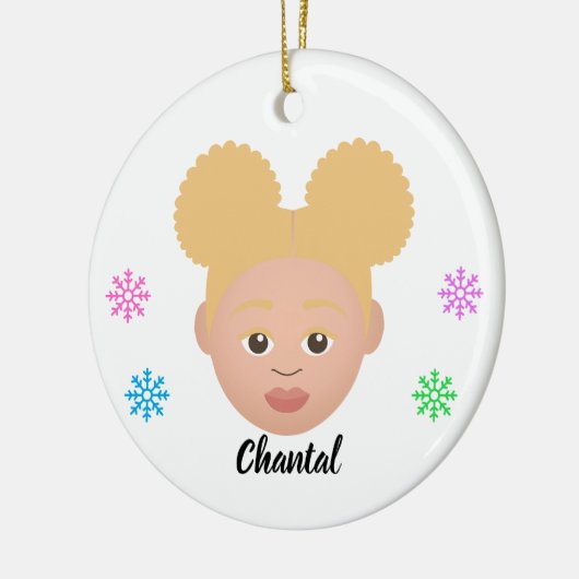 Gepersonaliseerde Kinder natuurkeramische siervoor Keramisch Ornament (Links)
