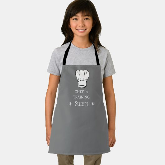 Gepersonaliseerde Kinder Schorten — Chef in opleid (Insitu)