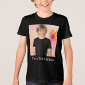 Gepersonaliseerde Kinder Shirt, Custom Photo Shirt (Voorkant)