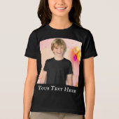 Gepersonaliseerde Kinder Shirt, Custom Photo Shirt (Voorkant)