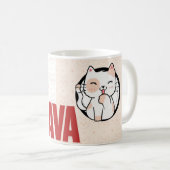 Gepersonaliseerde Kinder Superhero Mok – Custom Na (Voorkant rechts)