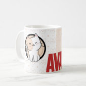 Gepersonaliseerde Kinder Superhero Mok – Custom Na (Voorkant links)