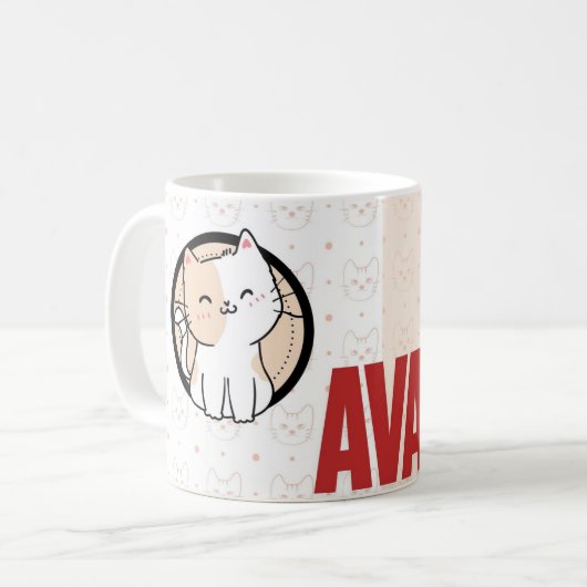 Gepersonaliseerde Kinder Superhero Mok – Custom Na (Voorkant links)