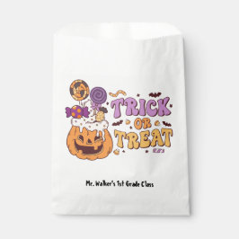 Gepersonaliseerde Kinder Trick or treat Party Bags Bedankzakje