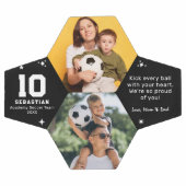 Gepersonaliseerde Kinder voetbalfoto en aangepast  Voetbal (Enkel)