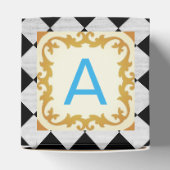 Gepersonaliseerde Kinderblok Party Favor Box Bedankdoosjes (Bovenkant)