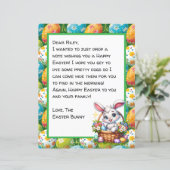 Gepersonaliseerde Kinderbrief van Paashaas (Staand voorkant)