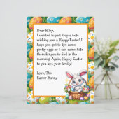 Gepersonaliseerde Kinderbrief van Paashaas (Staand voorkant)