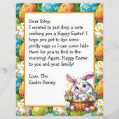 Gepersonaliseerde Kinderbrief van Paashaas (Voorkant)