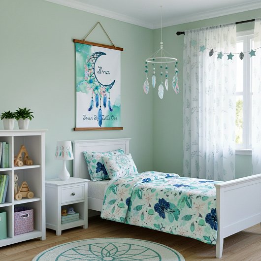 Gepersonaliseerde kinderdromer hangend wandkleed