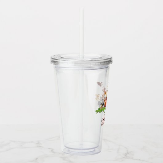 Gepersonaliseerde Kinderen Acryl Drinkbeker (Rechts)