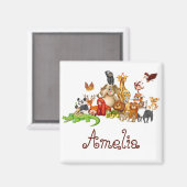 Gepersonaliseerde Kinderen Magneet (Voorkant / Achterkant)