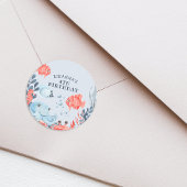 Gepersonaliseerde Kinderen onder het Zee Ronde Sticker