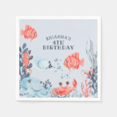 Gepersonaliseerde Kinderen onder het Zee Servet (Voorkant)