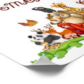 Gepersonaliseerde Kinderen Poster (Hoek)