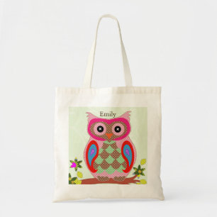 Gepersonaliseerde kinderen voor boomgaarden tote bag