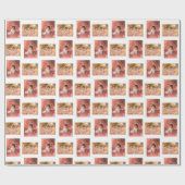 Gepersonaliseerde kinderfoto cadeaupapier (Vlak)