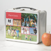 Gepersonaliseerde kinderfoto-collage terug naar sc (In situ)