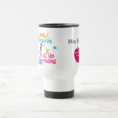 Gepersonaliseerde Kindergarten Leerleraar Reis Mug Reisbeker (Center)