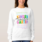 Gepersonaliseerde Kindergarten Leraar Sweatshirt (Voorkant)