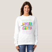 Gepersonaliseerde Kindergarten Leraar Sweatshirt (Voorkant volledig)