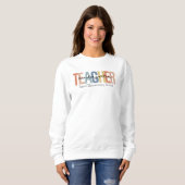 Gepersonaliseerde Kindergarten Leraar Sweatshirt (Voorkant volledig)