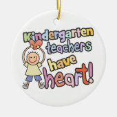 Gepersonaliseerde Kindergarten Teachers Ornament (Voorkant)