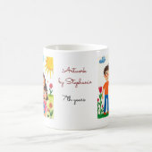 Gepersonaliseerde kinderillustraties| kinder drain koffiemok (Center)