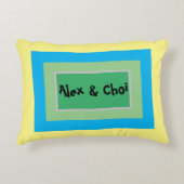 Gepersonaliseerde kinderkamer accent kussen (Voorkant)