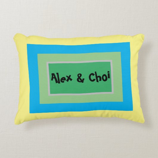 Gepersonaliseerde kinderkamer accent kussen (Voorkant)