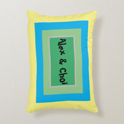 Gepersonaliseerde kinderkamer accent kussen (Voorkant(Verticaal))