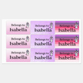 Gepersonaliseerde kinderlabels labels (Vel)