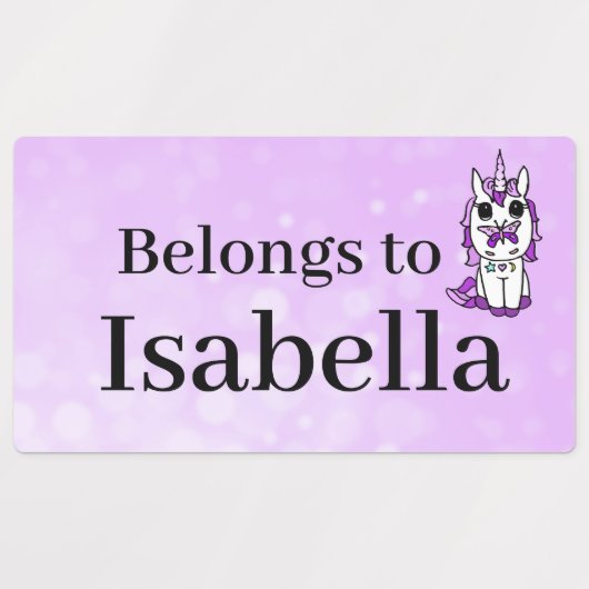 Gepersonaliseerde kinderlabels labels (Design 2)