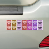 Gepersonaliseerde kindernaamlabels; Waterdichte st Bumpersticker (Op auto)