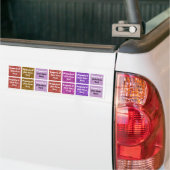 Gepersonaliseerde kindernaamlabels; Waterdichte st Bumpersticker (Op Truck)