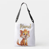 Gepersonaliseerde kind's Cross-Body Bag -merv de k Crossbody Tas (Achterkant)