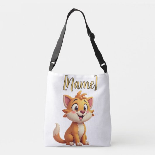 Gepersonaliseerde kind's Cross-Body Bag -merv de k Crossbody Tas (Achterkant)