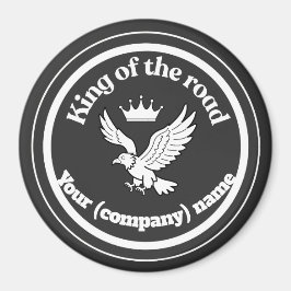Gepersonaliseerde King of the Road Chauffeur Badge Magneet